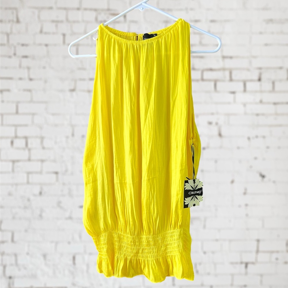 Cliche’ Brand Sleeveless Blouse. Size XL. NWT.